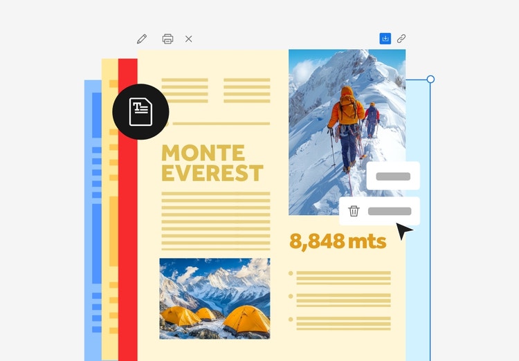 Imagen que muestra un archivo al que se le va a eliminar una página.