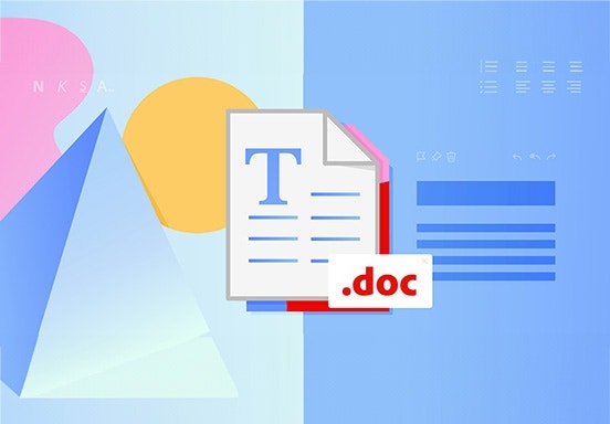 Ilustración de un archivo DOC