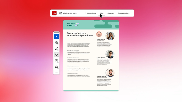 Caso de uso de administración