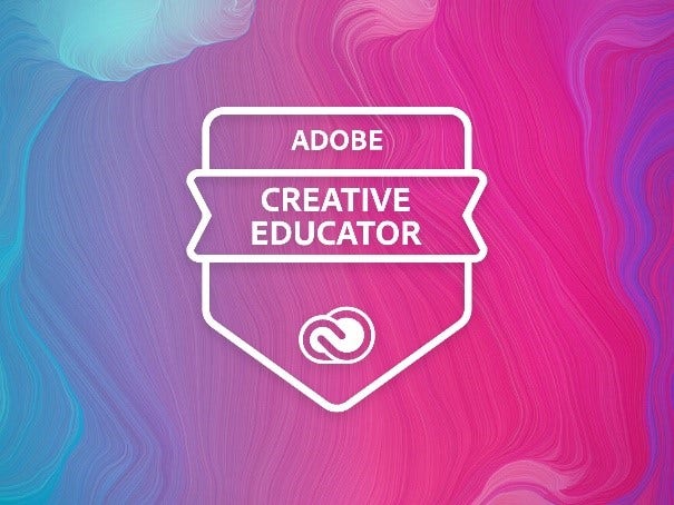 ¿Deseas compartir tus proyectos de Adobe Express e ideas con otras personas, además de descubrir cómo aprovechar al máximo las aplicaciones de Adobe en el aula? Únete a nuestra comunidad de Creative Educator, gana insignias y forma parte del movimiento para llevar la creatividad a todas las aulas.