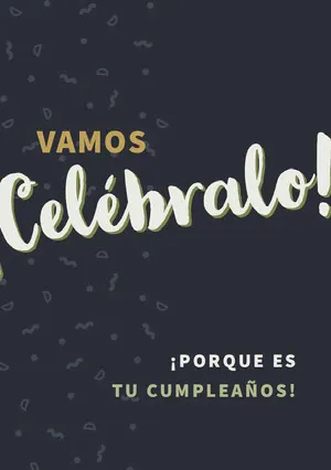 let us celebrate birthday cards  Tarjeta de cumpleaños