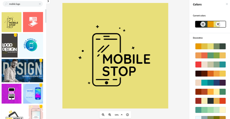 habilitar marioneta espina Creador gratuito de logos de móviles: crea un logo de móvil online en  minutos | Adobe Express
