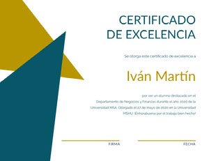 Iván Martín Certificado
