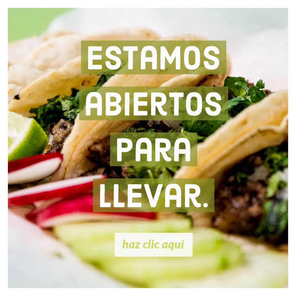 Mexican restaurant Instagram post