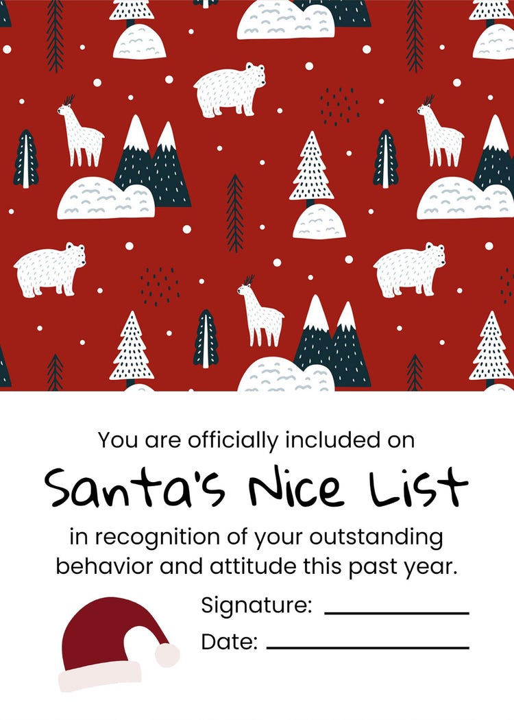 Red Santa Christmas Greeting Card