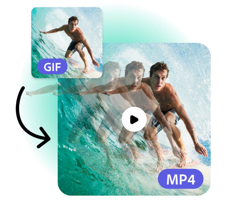 Conversión de GIF a MP4 gratis | Adobe Express