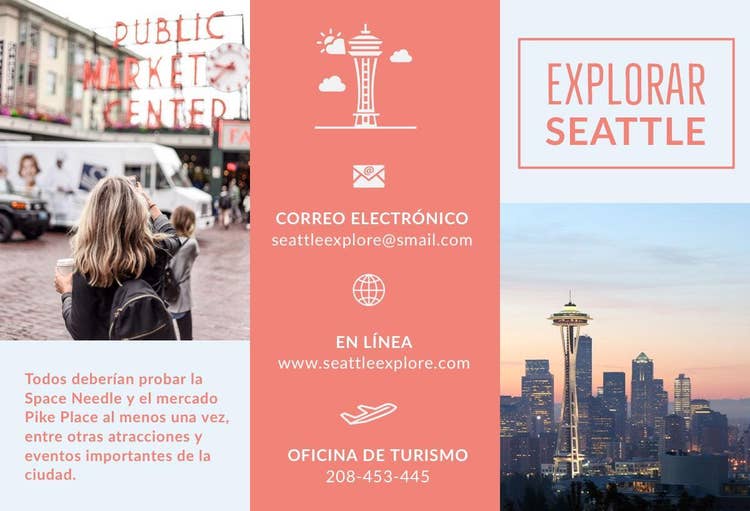 Seattle explore travel brochures