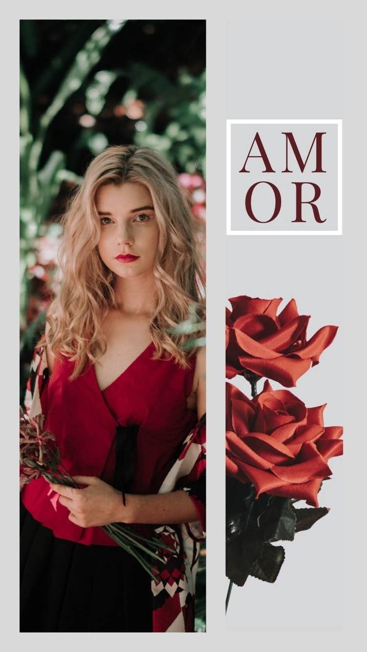 Grey With Beautiful Woman Fashion Shop Advertisement