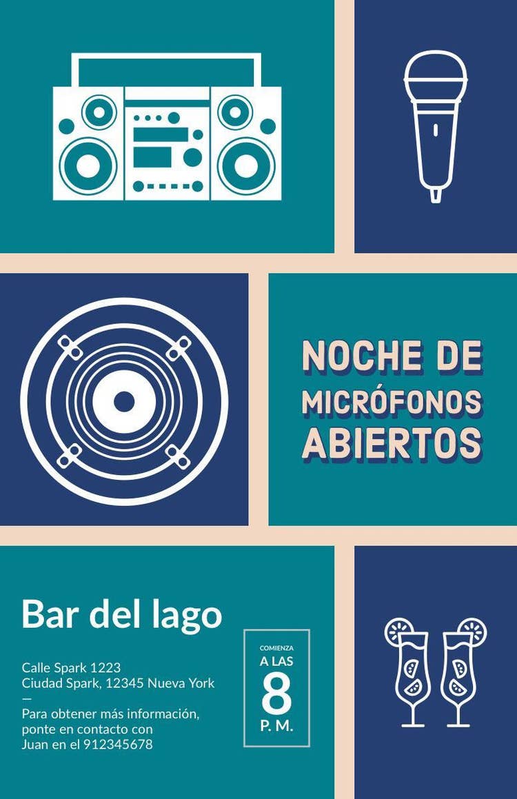 open mic night poster