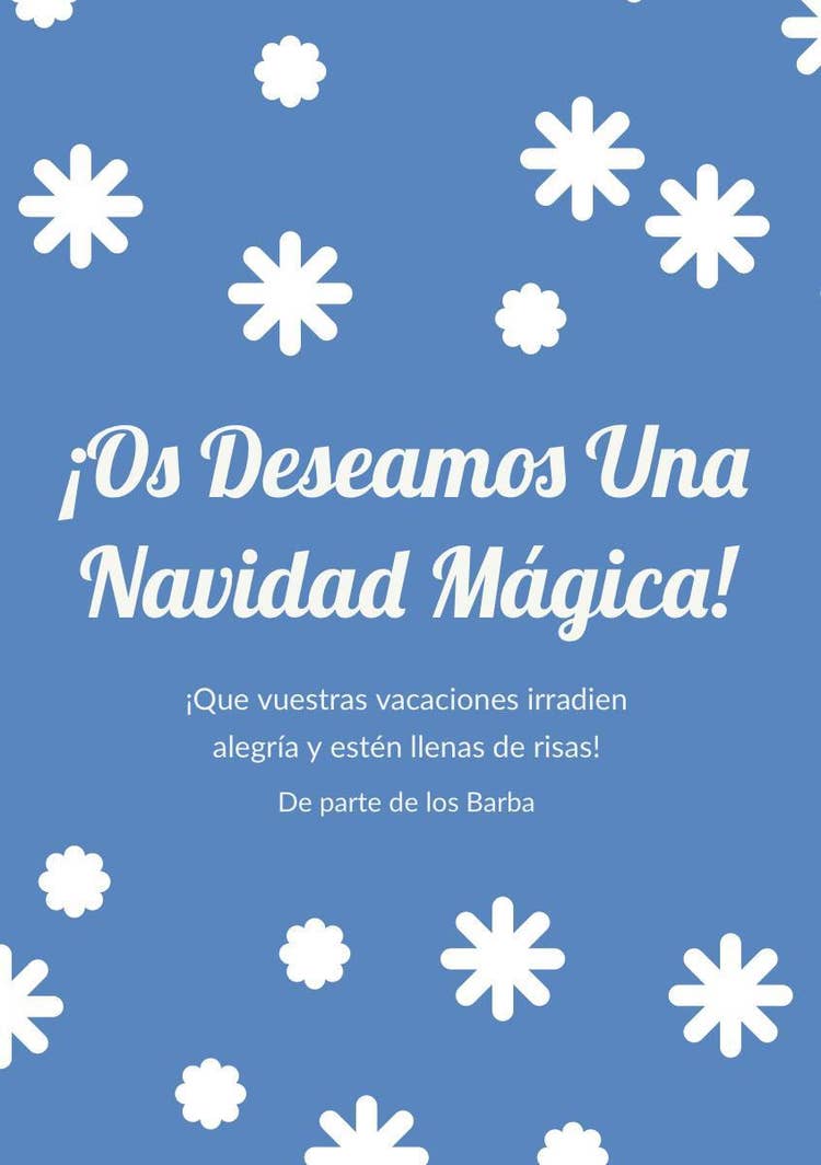¡Os Deseamos Una <BR>Navidad Mágica!