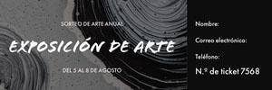 Exposición de arte Entrada
