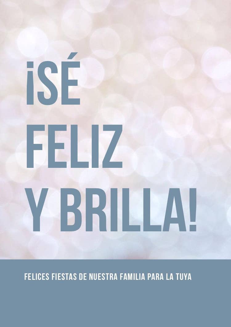 ¡Sé feliz y brilla!