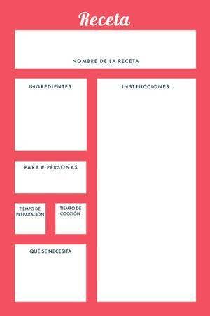 Recipe Card Recetas