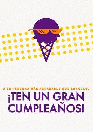 coolest person birthday cards Tarjeta de cumpleaños
