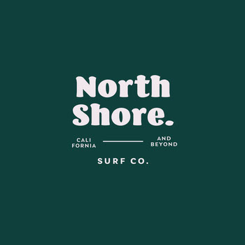 Green & White Surf Company Logo Las mejores fuentes para tu logotipo