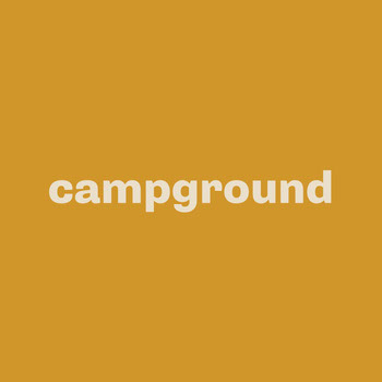 Mustard Yellow Campground Logo Las mejores fuentes para tu logotipo