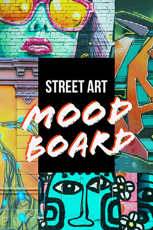Colorful Street Art Collage Pinterest Post 50 fuentes modernas 