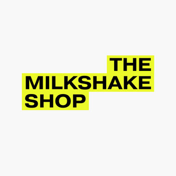 Black & Yellow Milkshake Shop Logo Las mejores fuentes para tu logotipo