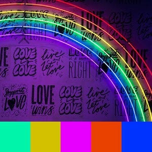 Color Palettes | Neons 5 101 Brilliant Color Combos