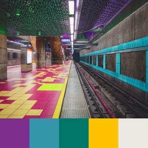 Color Palettes | 90s 7 101 Brilliant Color Combos