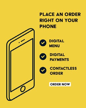 yellow contactless instagram portrait COVID-19 Re-opening