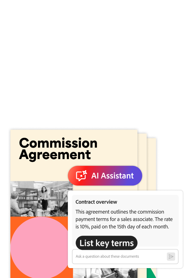 Te presentamos el Asistente de IA de Acrobat