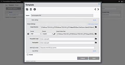 Powerful, template-based publishing solution