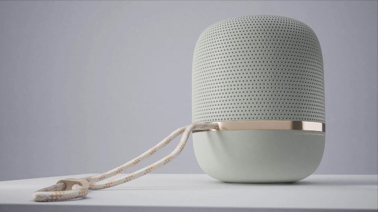 a textured bluetooth speaker