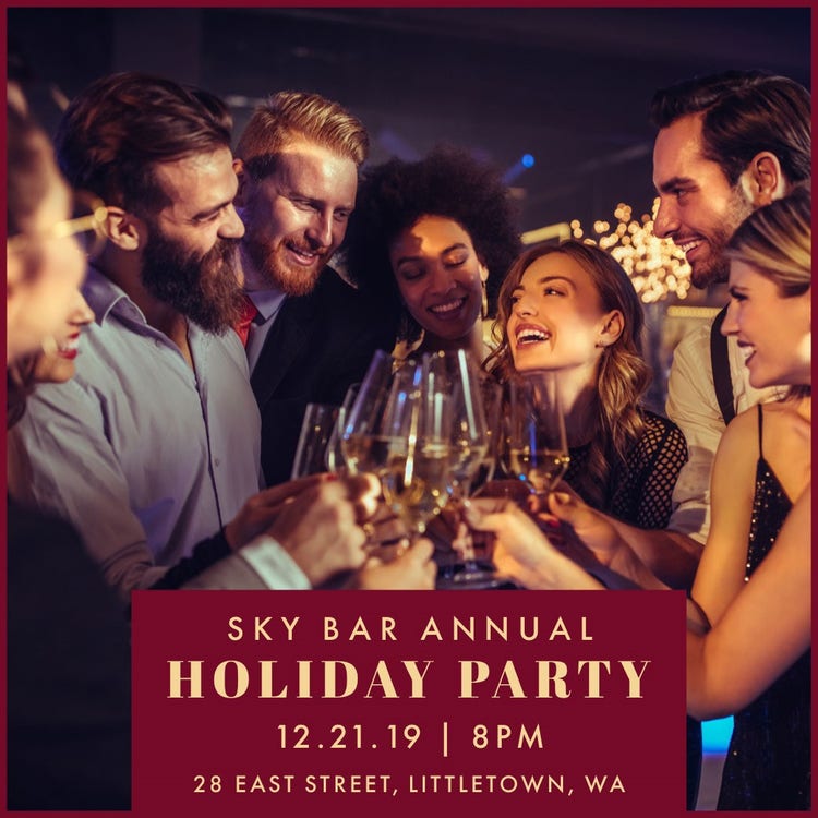 Annual Holiday Party Invite Igsquare