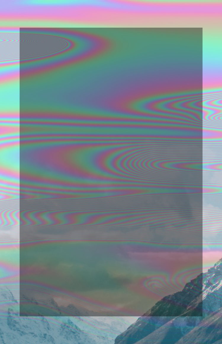 trippy holographic poster background