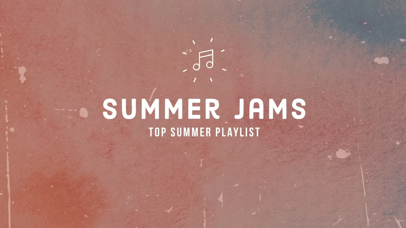 Red Summer Music Playlist Youtube Channel Art 