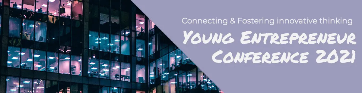 Purple Young Entrepreneur Conference Linkedin Banner