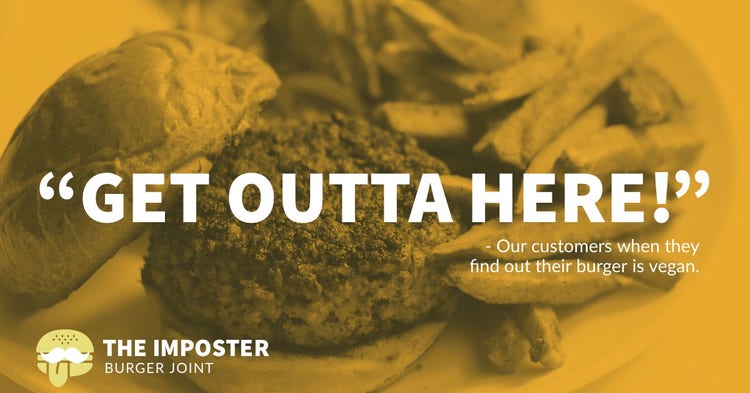 Yellow, White, Funny Burger Restaurant Ad Facebook Banner