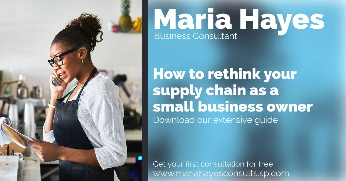 White and Gray Rethink your supply chain LinkedIn Post