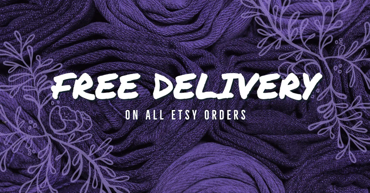 Purple and Cream Delivery Ad Facebook Banner