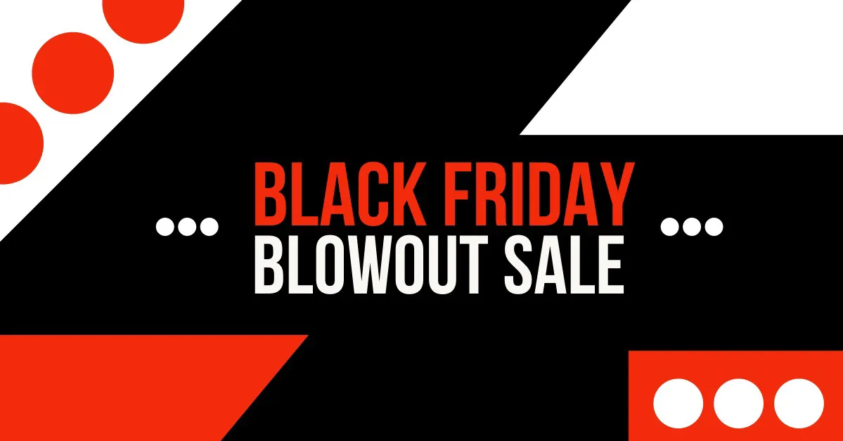 Black Friday Sale Facebook Advertisement