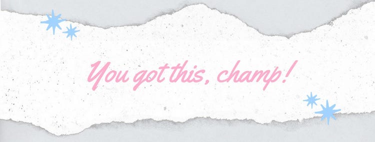 Grey, Pink & Blue You Got This Facebook Cover Banner