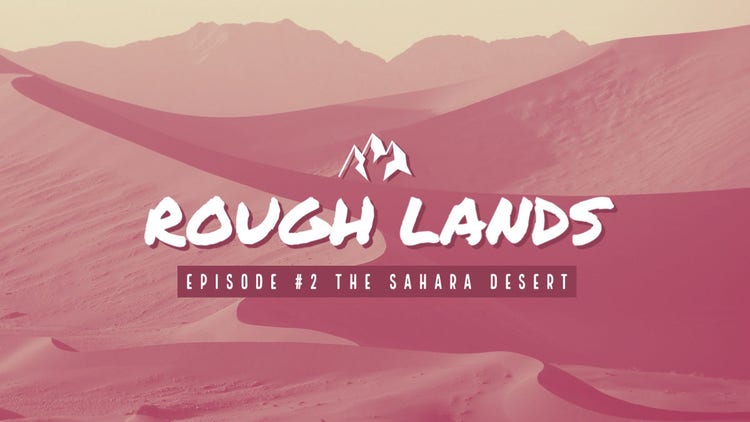 Pink and Cream Rough Lands Desert Youtube Thumbnail