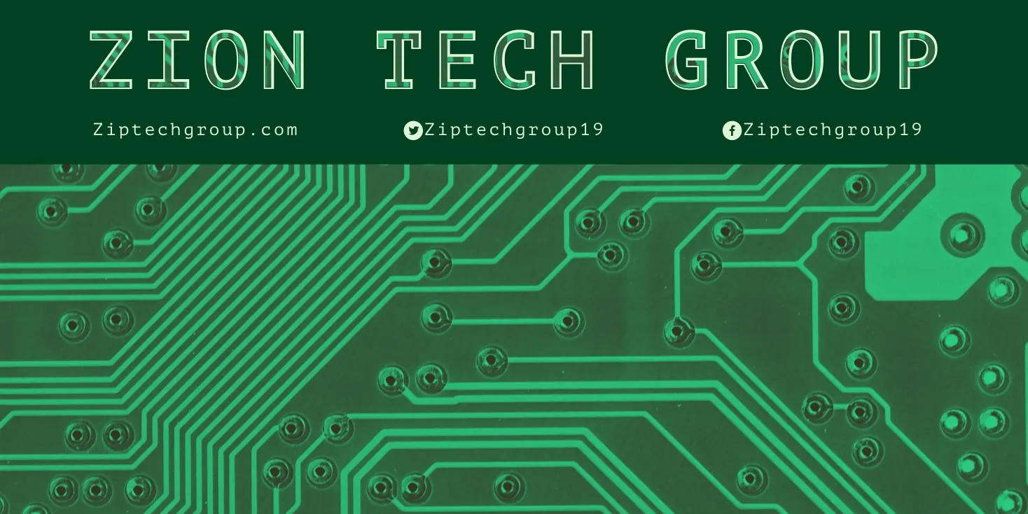 Green Technology Business LinkedIn Banner with Circuit Board