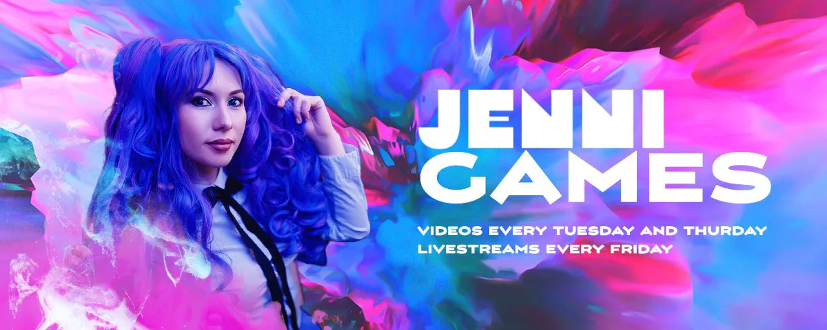 Blue and Pink Vibrant Gaming Channel Art Twitch Banner
