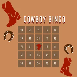 Claret and Beige Bingo Card Bingo Number Generator