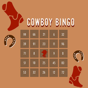 Claret and Beige Bingo Card Bingo Number Generator