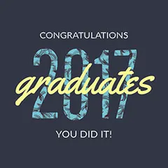 Blue and Yellow Graduation Wishes Instagram Post Graduation Congratulation Card