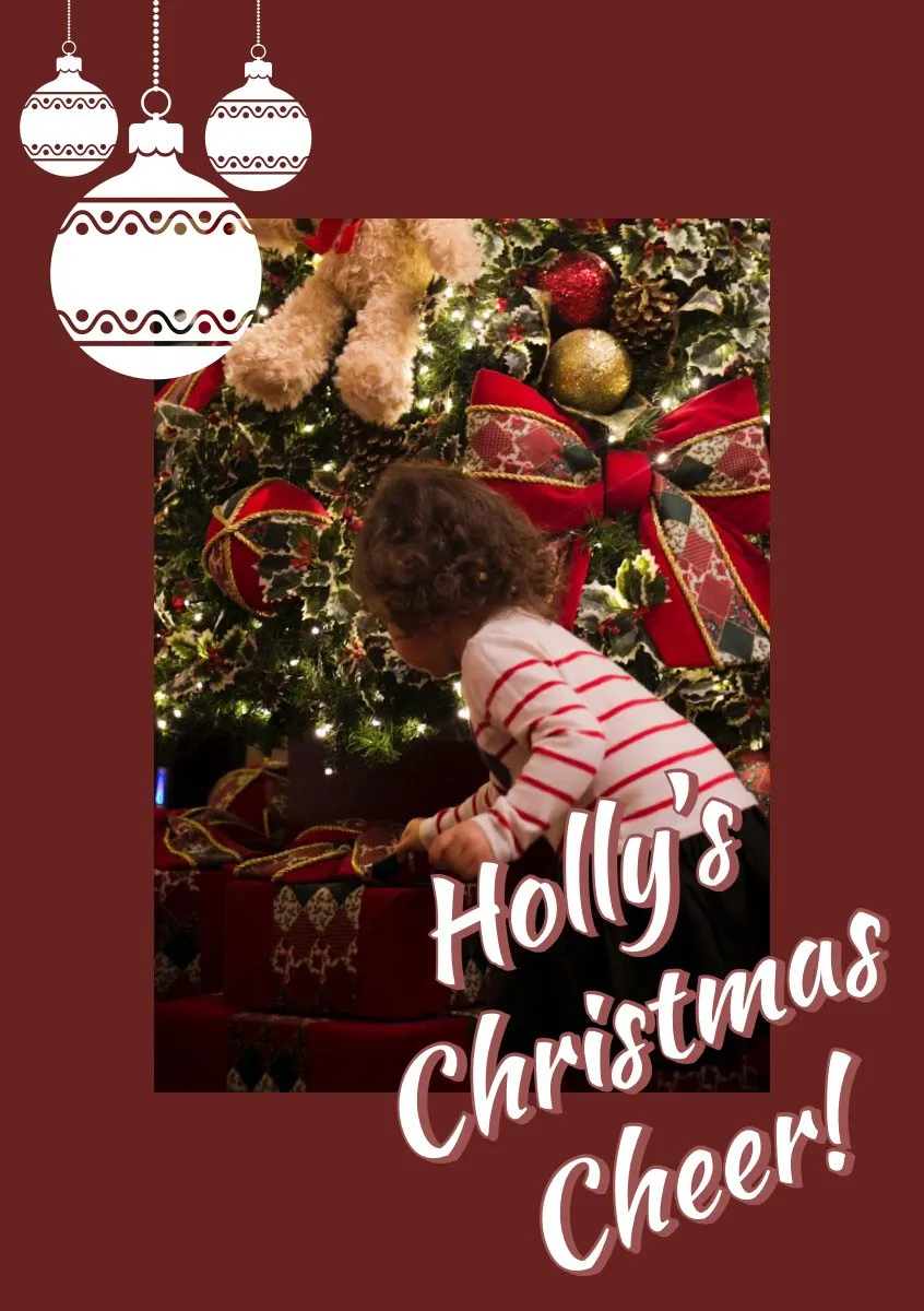 Free Christmas Card Maker with Online Templates  Adobe Spark With Regard To Print Your Own Christmas Cards Templates