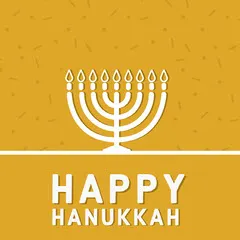 Yellow and White Happy Hanukkah Instagram Post Hanukkah