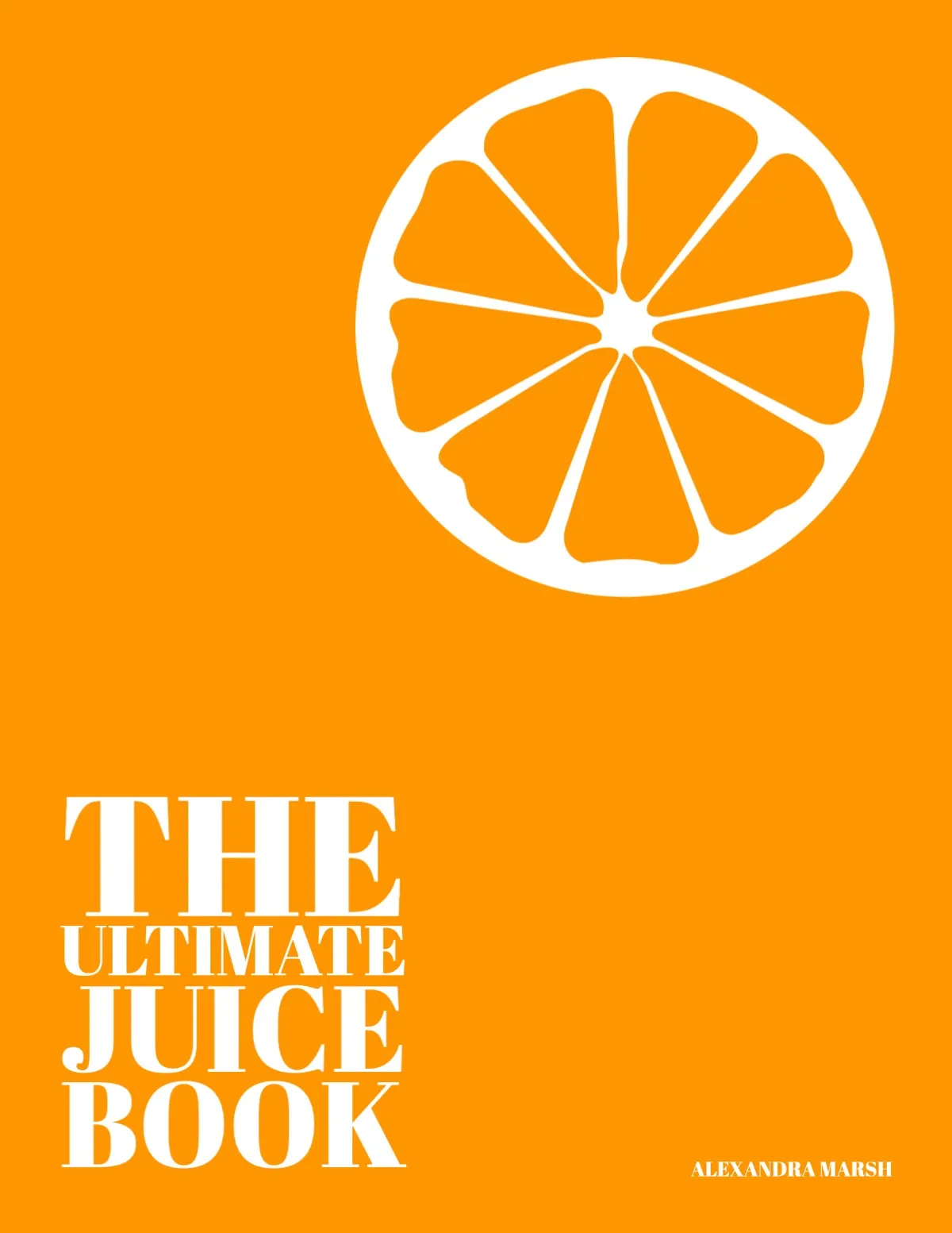 Orange Minimalist Book Cover