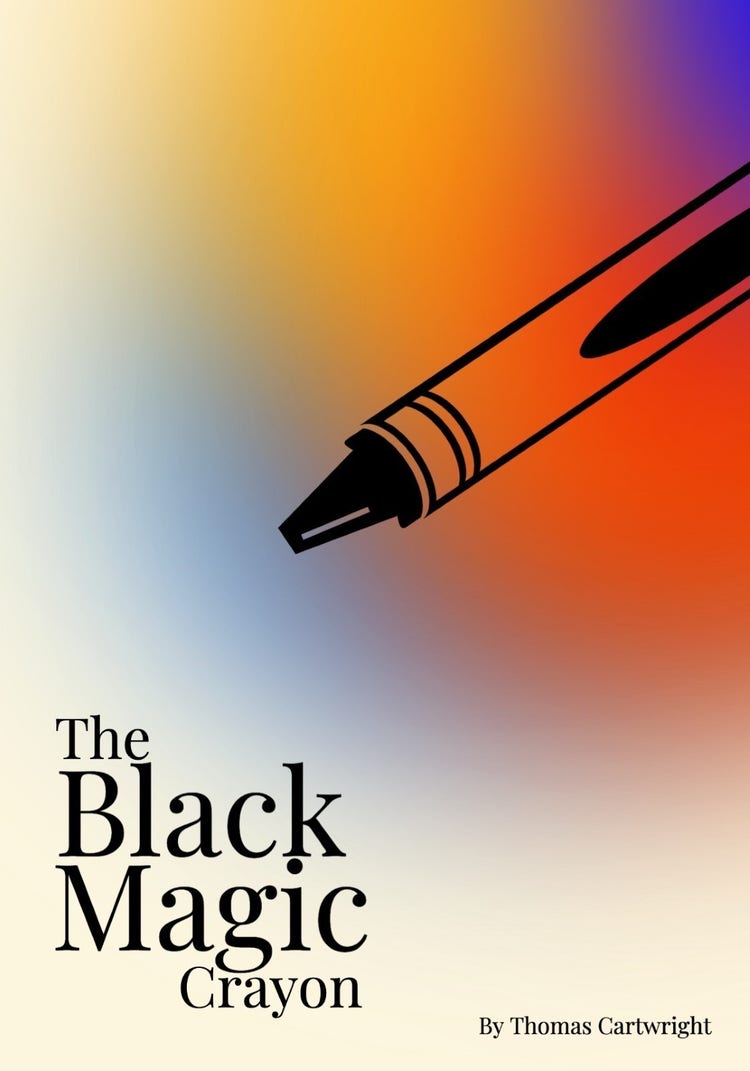 Multicolor Gradient Children's Book Cover