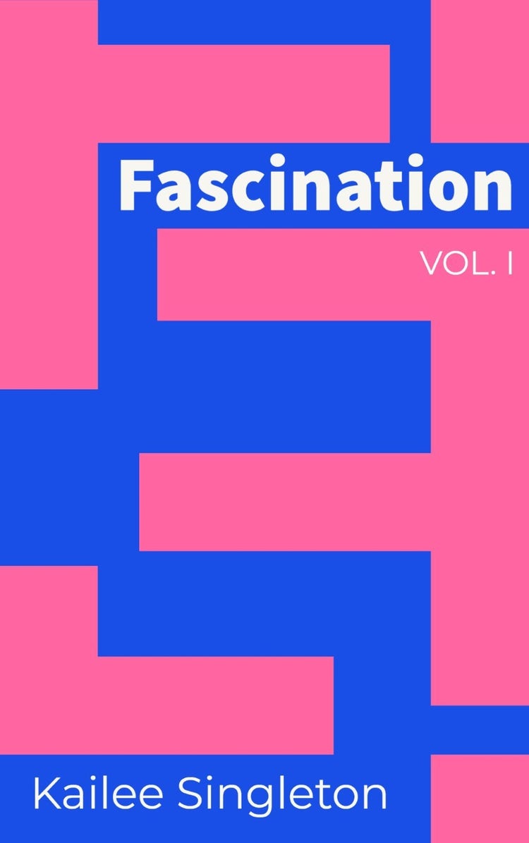 Blue And Pink Background Fascination Book Cover