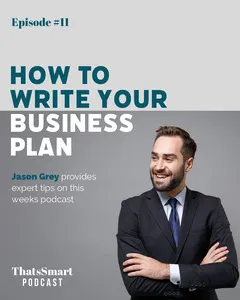Grey & Green Businessman Posing Podcast Instagram Portrait Podcast