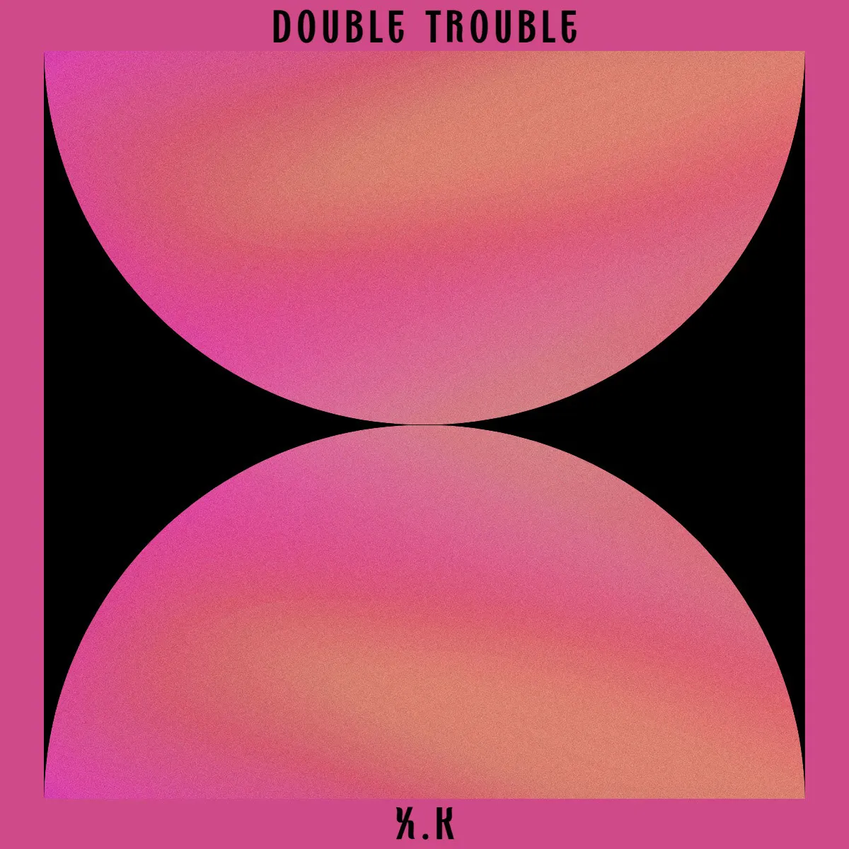 Pink & Black Double Trouble Album Cover